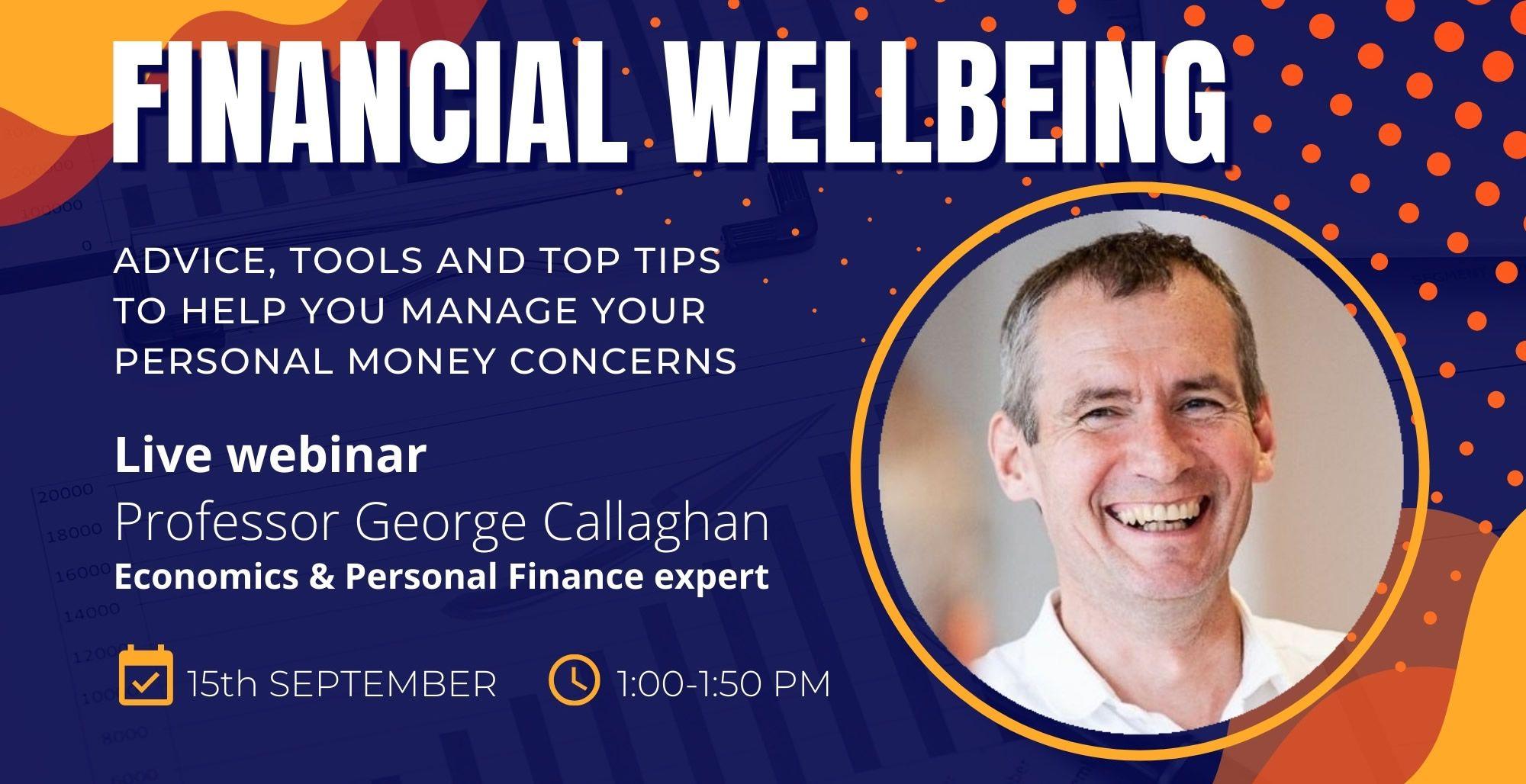 George Callaghan - Financial Wellbeing email header