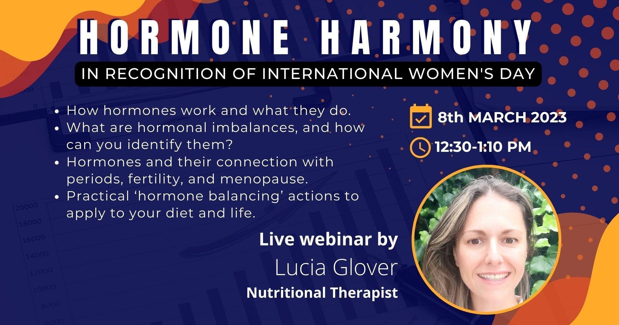 Hormone Harmony Webinar header image