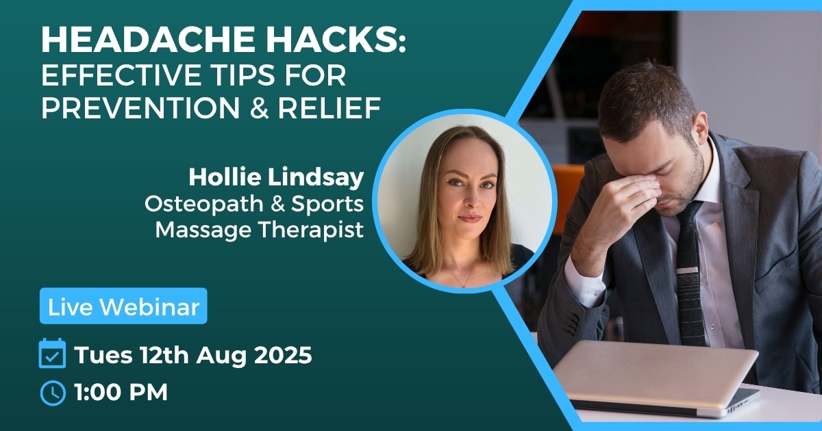Webinar - Headache Hacks by Hollie Lindsay