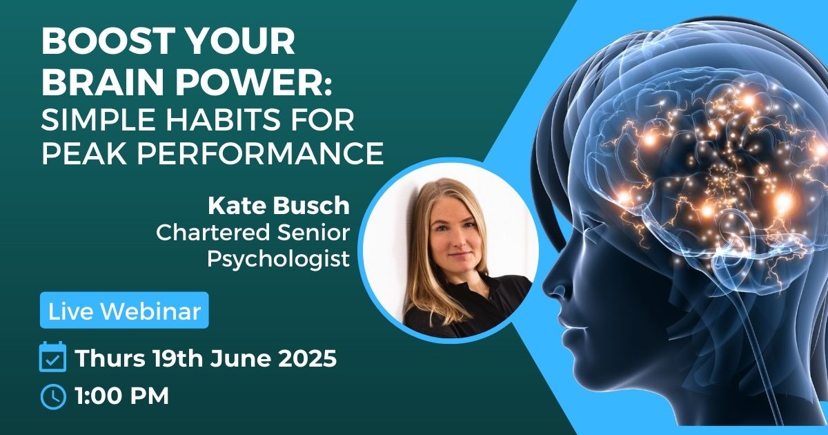 webinar - Boost Brain Power with Kate Busch
